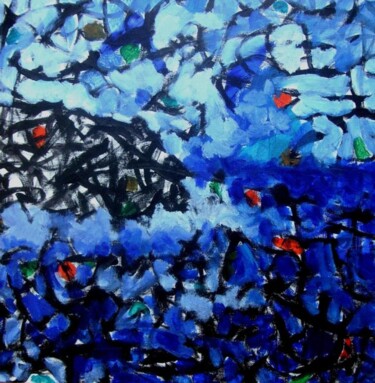 Mediterranee Peinture intitulée "Mediterranee" par Pierre-Yves Beltran, Œuvre d'art originale, Acrylique Monté sur Châssis en bois