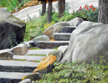 Painting titled "muskoka-cottage-ii-…" by Bob Hudson, Original Artwork, Oil