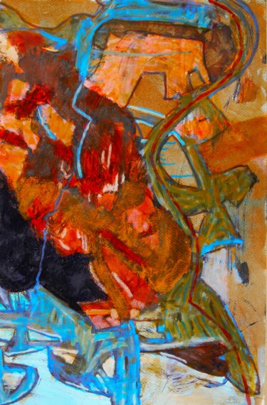 Peinture intitulée "Hellen" par Philippe Casaubon, Œuvre d'art originale, Huile