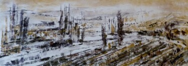 图画 标题为“Paysage de l'instan…” 由Patrick Jossier, 原创艺术品, 粉笔