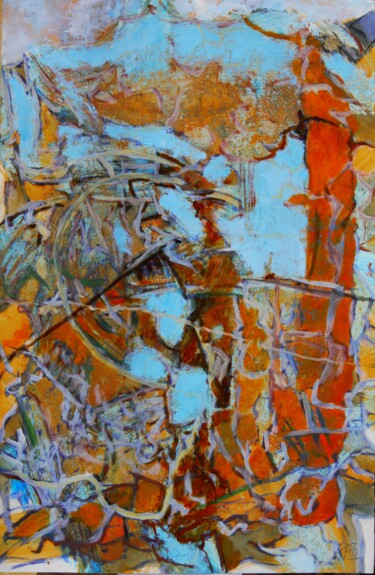 Peinture intitulée "Hellespont" par Philippe Casaubon, Œuvre d'art originale, Huile