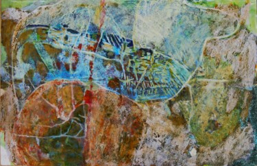 Peinture intitulée "Héphaïstos" par Philippe Casaubon, Œuvre d'art originale, Huile