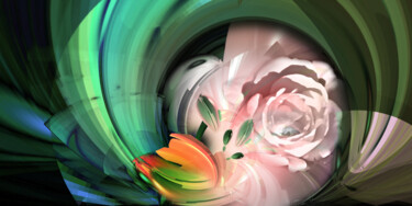 Arts numériques intitulée "Tulipe Rose.jpg" par Pascal Chanier, Œuvre d'art originale