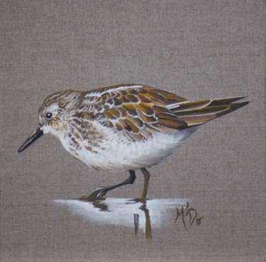 Peinture intitulée "les pattes dans l'e…" par M'Do, Œuvre d'art originale