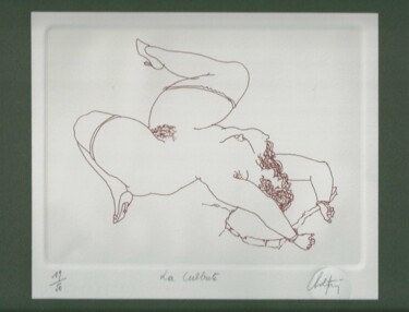 Printmaking titled "La Culbute" by André Colpin, Original Artwork, Etching