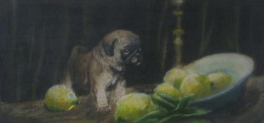 Painting titled "лимоны.." by Sergei Bogoliubov, Original Artwork