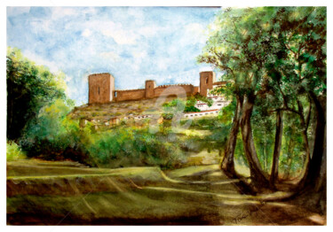Peinture intitulée "alcala-de-guadaira.…" par Tina Verpoorten, Œuvre d'art originale, Aquarelle