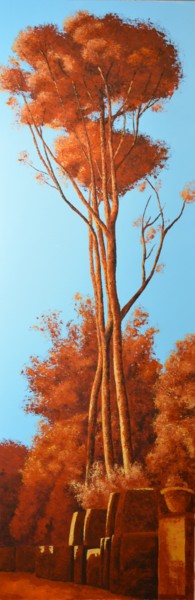 Peinture intitulée "un-vecchio-pino.jpg" par Stephanie Ledroit, Œuvre d'art originale