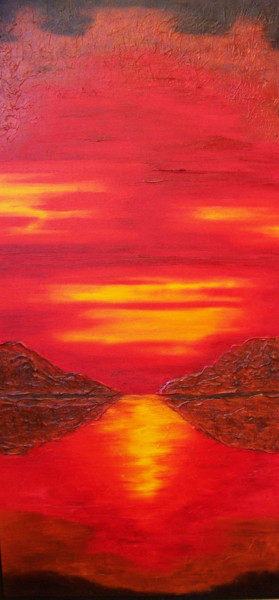 Painting titled "How Still the World…" by Jo Moore, Original Artwork, Oil
