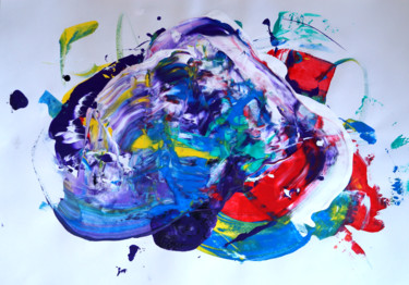 Painting titled "ORIGINAL ART LARGE…" by Dmitri Matkovsky, Original Artwork, Acrylic