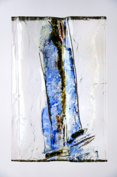 雕塑 标题为“tableau-verre- l'eau” 由Joelle Gavin, 原创艺术品, 玻璃