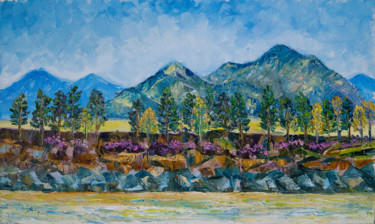 Painting titled "Air" by Nina Belanova, Original Artwork