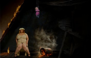 Peinture intitulée "IL SUICIDIO DELLA P…" par Costapintor, Œuvre d'art originale