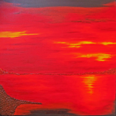 Painting titled "One with the Tao II" by Jo Moore, Original Artwork, Oil