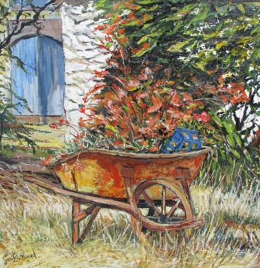 La brouette fleurie