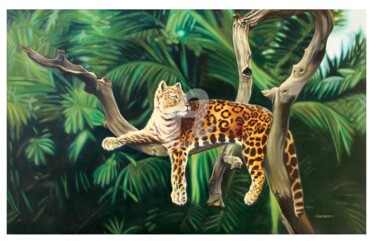 Painting titled "The Vantage Point" by Sanjay Gogs, Original Artwork, Oil
