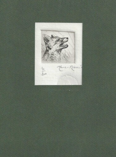 Printmaking titled ""Renard" de Marc-Ré…" by André Colpin, Original Artwork, Etching
