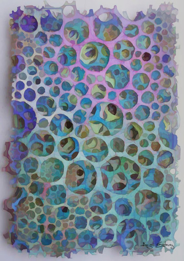 Digitale Kunst getiteld "Abstrato 167" door Angel Estevez, Origineel Kunstwerk, Digitaal Schilderwerk