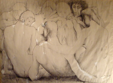 Desenho intitulada "Sans titre" por Jon Von, Obras de arte originais, Outro