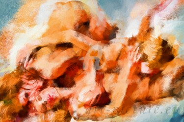 数字艺术 标题为“three girls 04” 由Tobias Ginski, 原创艺术品, 数字油画