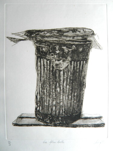 Printmaking titled "La plus belle" by André Colpin, Original Artwork, Etching