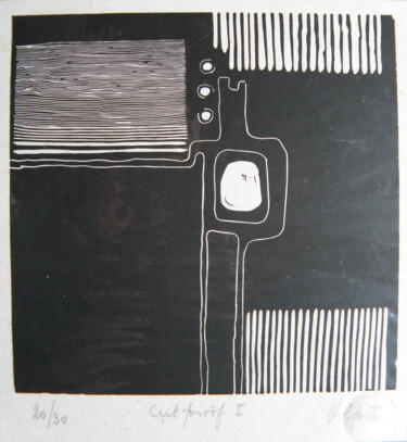 印花与版画 标题为“Cut proof I” 由André Colpin, 原创艺术品, Linocuts