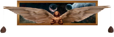 "DIVINE METAMORFOSI" 2007-DIVINITA' DEGLI EQUILIBRI UNIVERSALI- Painting titled ""DIVINE METAMORFOSI…" by Costantino Di Renzo, Original Artwork, Oil