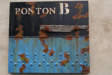 Peinture intitulée "PONTON" par Jacques Engleraud, Œuvre d'art originale