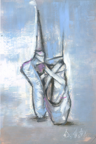Painting titled "Dance, ballet showe…" by Dmitri Matkovsky, Original Artwork, Oil