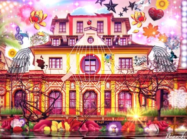 Arts numériques intitulée "Au Bataclan" par Grégory Bianchi, Œuvre d'art originale, Collages