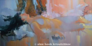 绘画 标题为“Nude XXVIII” 由Alex Hook Krioutchkov, 原创艺术品, 油 安装在木质担架架上