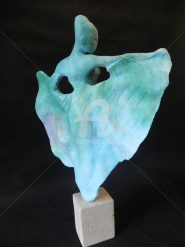 Sculpture intitulée "voile d'un jour" par Valerie Barrault, Œuvre d'art originale