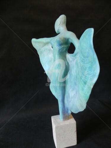 Sculpture intitulée "voile d'un jour" par Valerie Barrault, Œuvre d'art originale