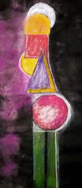 绘画 标题为“nu  g” 由Francisco  Duart Mendes, 原创艺术品, 粉彩