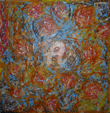 Peinture intitulée "Tourbillon d'émotio…" par Stanca Lonean, Œuvre d'art originale, Acrylique