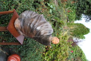 Sculpture intitulée "Envol2" par Martine France Moreau, Œuvre d'art originale, Céramique