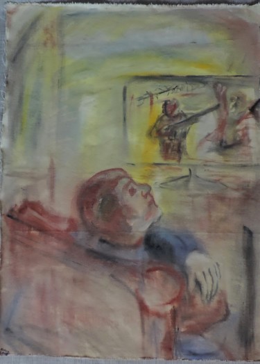 Pittura intitolato "Padre-Madre" da Edna Cantoral Acosta, Opera d'arte originale
