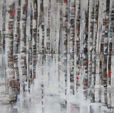 Passagers du silence Peinture intitulée "Passagers du silence" par Sylvie Penet, Œuvre d'art originale, Acrylique