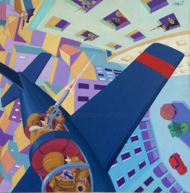 제목이 "Il condominio ribel…"인 미술작품 Stefano Galli로, 원작, 아크릴