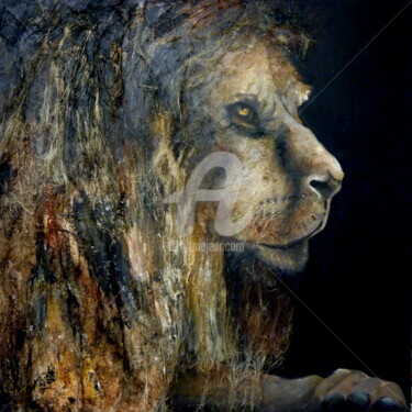 Peinture intitulée "majesté.jpg" par Domondo, Œuvre d'art originale, Acrylique