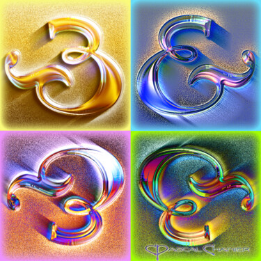 Arts numériques intitulée "2 & 2 = 4" par Pascal Chanier, Œuvre d'art originale