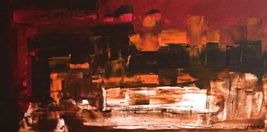 ROMANCE PROVENCALE Painting titled "ROMANCE PROVENCALE" by Edwige Leprin, Original Artwork, Acrylic