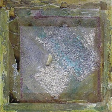 Peinture intitulée "Si02 Fe Mn - 02" par Anne-Michelle Vrillet (Mina), Œuvre d'art originale, Huile