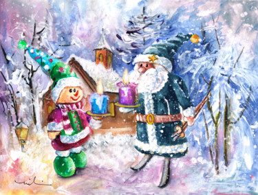 Second Advent For Truffle McFurry 绘画 标题为“Second Advent For T…” 由Miki De Goodaboom, 原创艺术品, 水粉