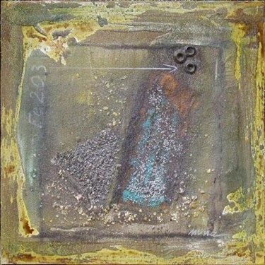 Fe203 Peinture intitulée "Fe203" par Anne-Michelle Vrillet (Mina), Œuvre d'art originale, Huile