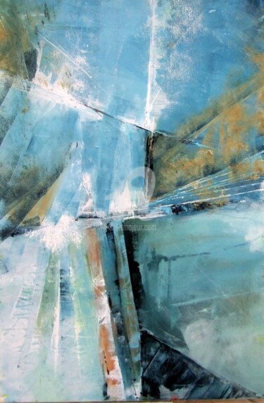 Peinture intitulée "TITANE" par Dominique Bonhommet, Œuvre d'art originale, Acrylique