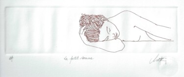 印花与版画 标题为“Le petit somme” 由André Colpin, 原创艺术品, 蚀刻