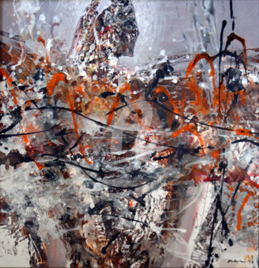 UNIQUE BEAUTIFUL LARGE ORIGINAL PAINTING BY ROMANIAN MASTER KLOSKA ANGEL SPIRIT Painting titled "UNIQUE BEAUTIFUL LA…" by Kloska Ovidiu, Original Artwork, Acrylic