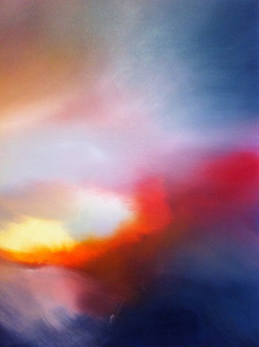 Painting titled "NATIVITE" by Francoise Gary, Original Artwork, Oil