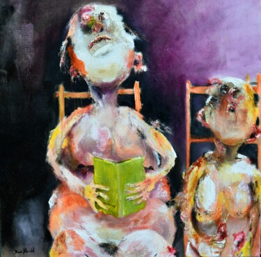 On s'en branle.jpg Peinture intitulée "On s'en branle.jpg" par Denis Blondel, Œuvre d'art originale, Huile